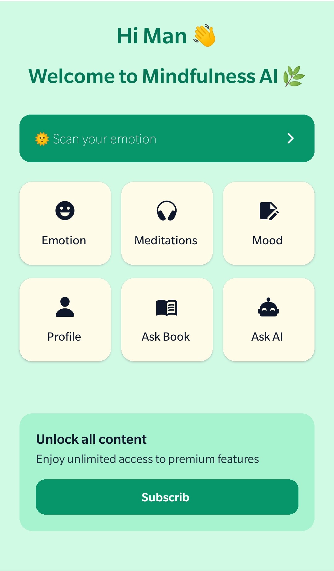 Mindfulness AI screenshot 1