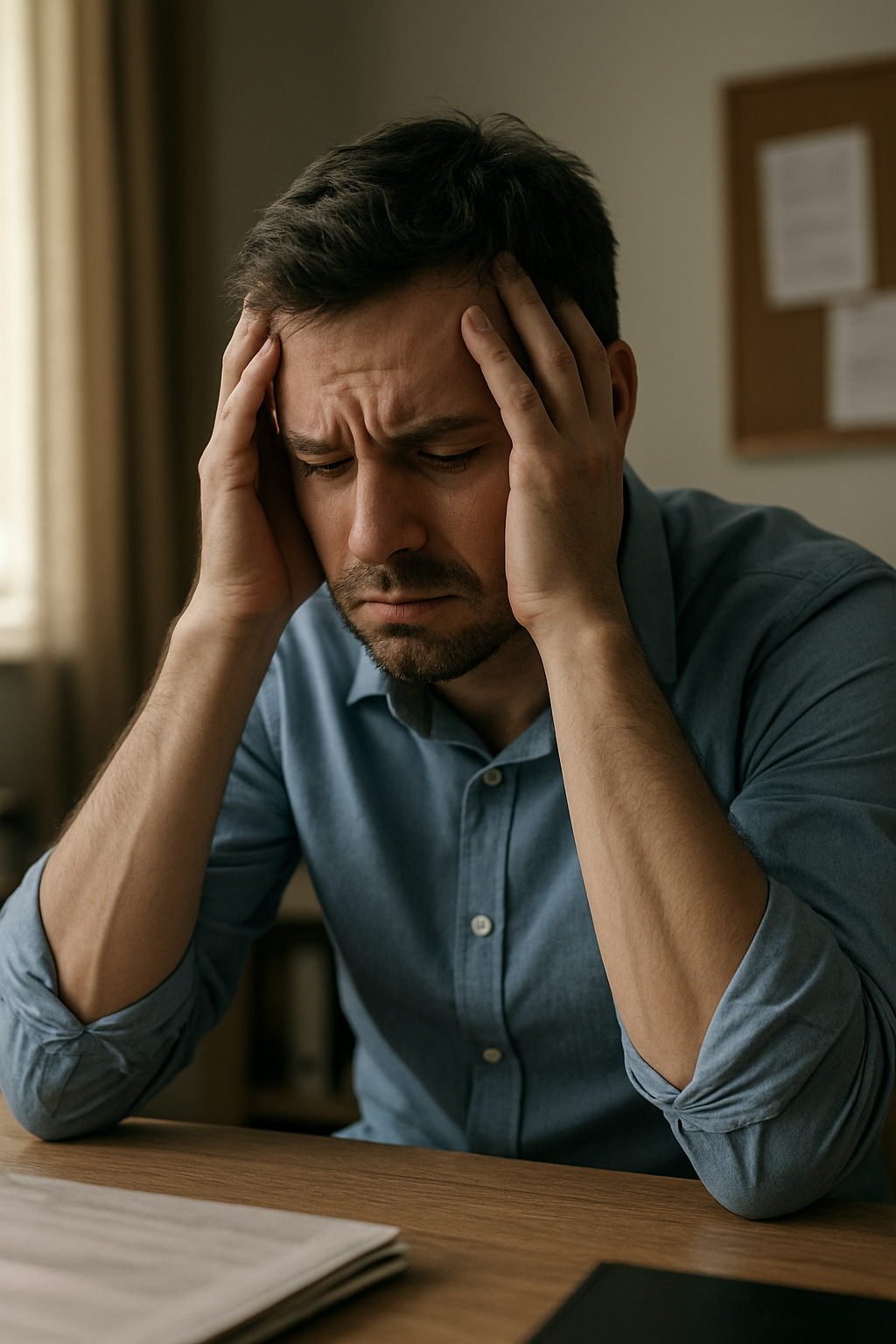 Marcus dealing with financial stress and depression